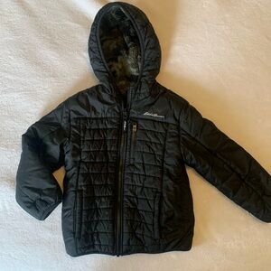 Eddie Bauer Reversible Puffer Jacket XS 5/6